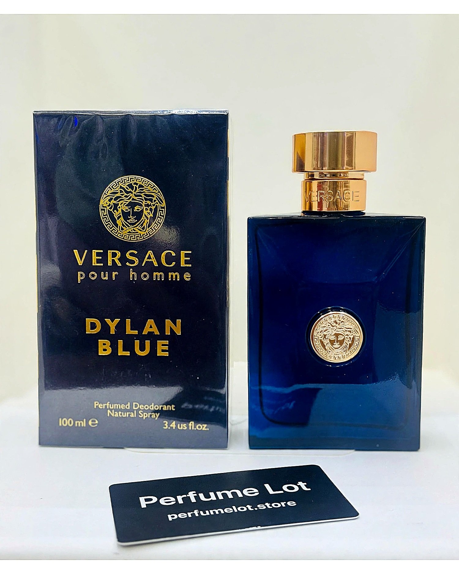 1009-dylan-blue-clear Versace Dylan Blue 100ml – Commercial Men - Image 1